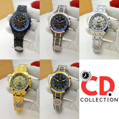 CD Collection Men’s Watch – Premium Brand Copy Model | Brass Chain & Case