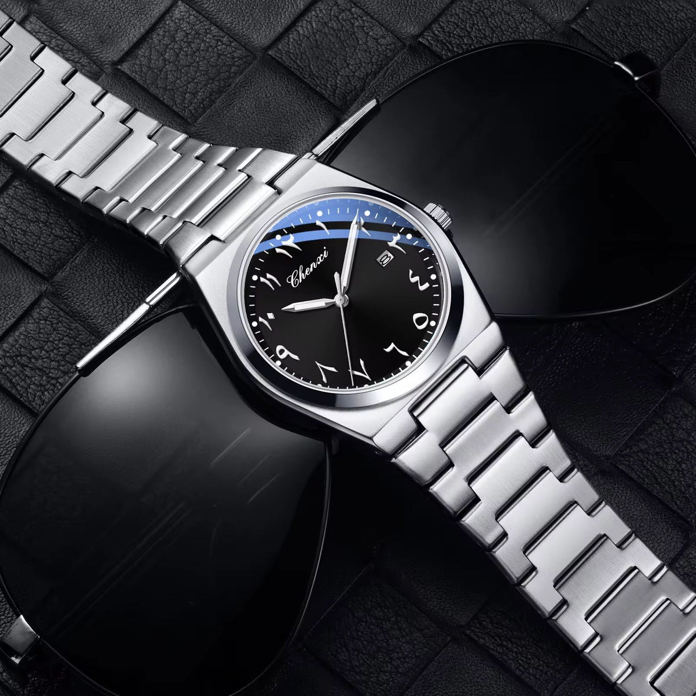 CHENXI Original Men’s Watch – PRX Arabic Dial | Stainless Steel | Date Working