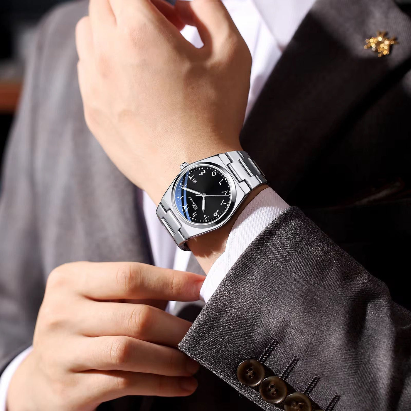 CHENXI Original Men’s Watch – PRX Arabic Dial | Stainless Steel | Date Working