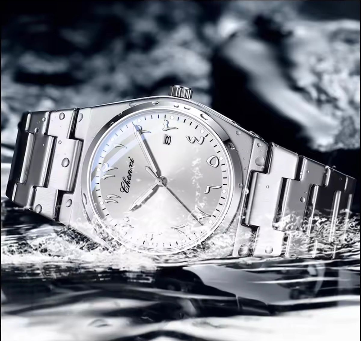CHENXI Original Men’s Watch – PRX Arabic Dial | Stainless Steel | Date Working