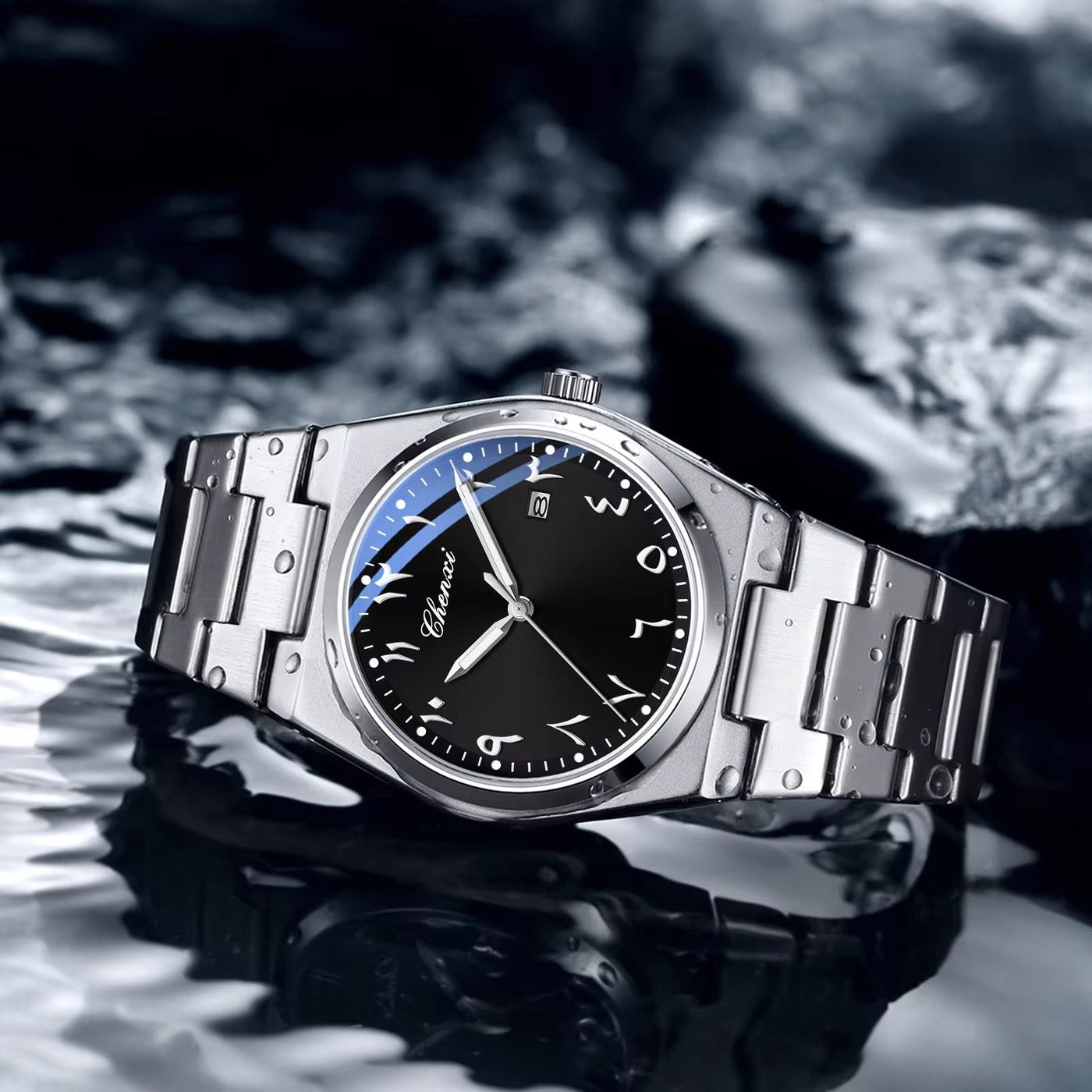 CHENXI Original Men’s Watch – PRX Arabic Dial | Stainless Steel | Date Working