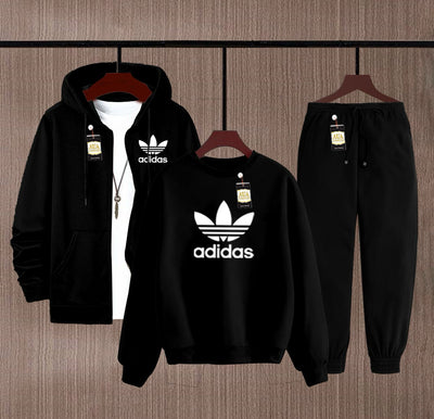 Men’s Winter 3-in-1 Suit | Hoodie, Sweatshirt & Trouser Set (Fleece Collection)