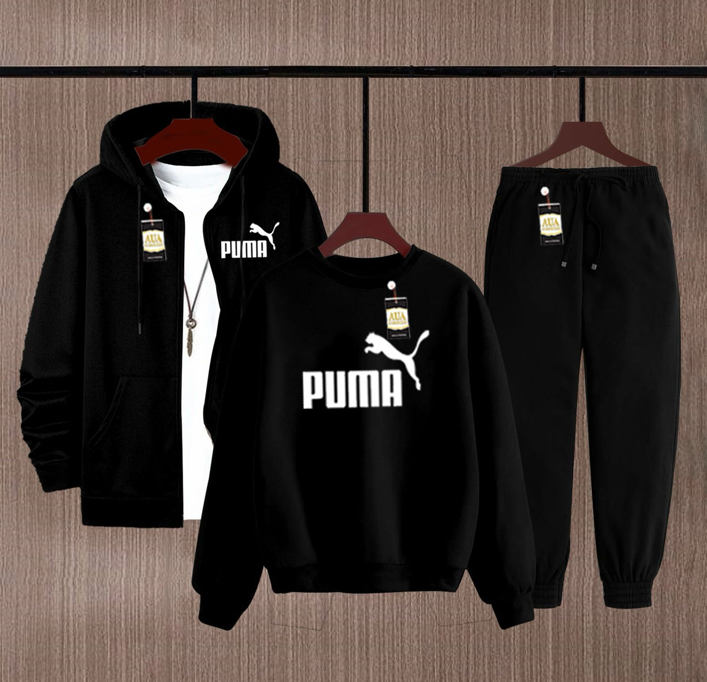 Men’s Winter 3-in-1 Suit | Hoodie, Sweatshirt & Trouser Set (Fleece Collection)