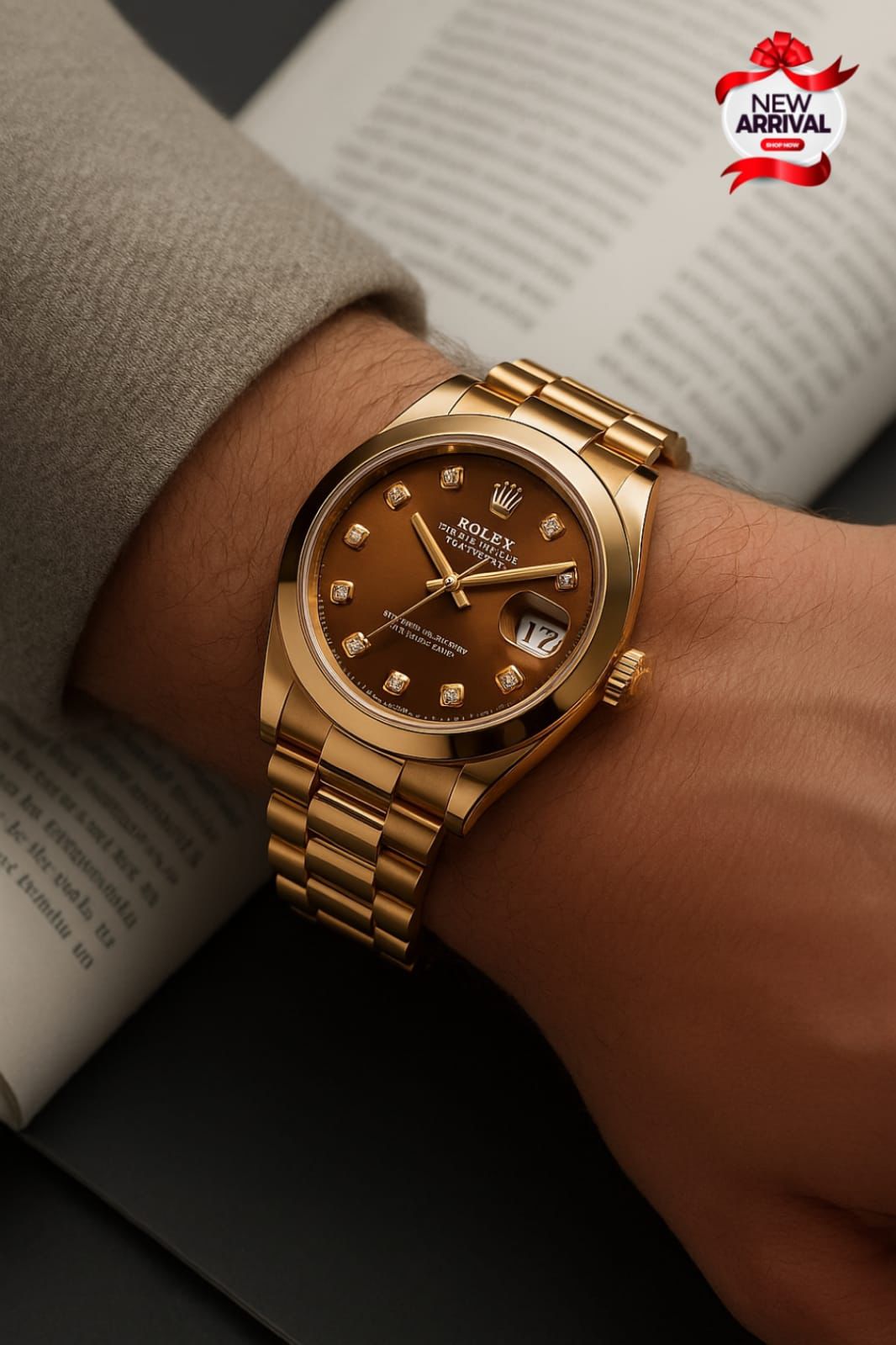 Premium Rolex Regular Stone Watch – Master Quality | New Arrival