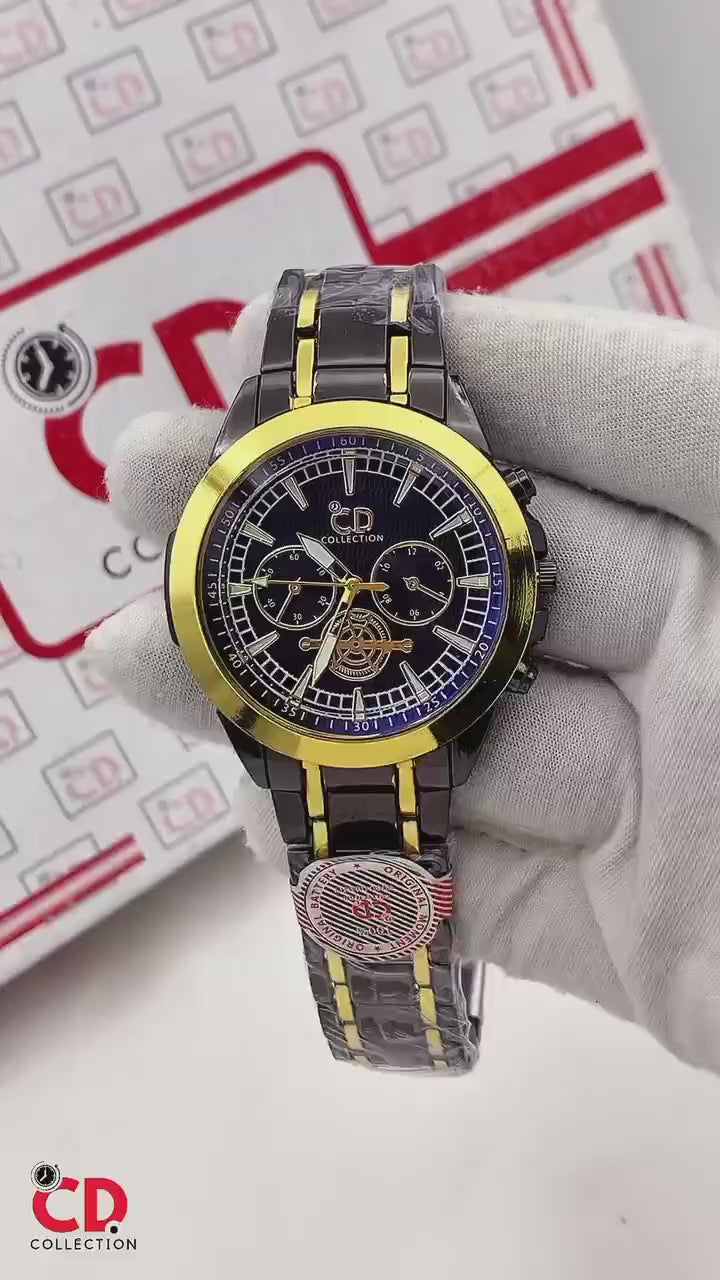 CD Collection Men’s Watch – Premium Brand Copy Model | Brass Chain & Case