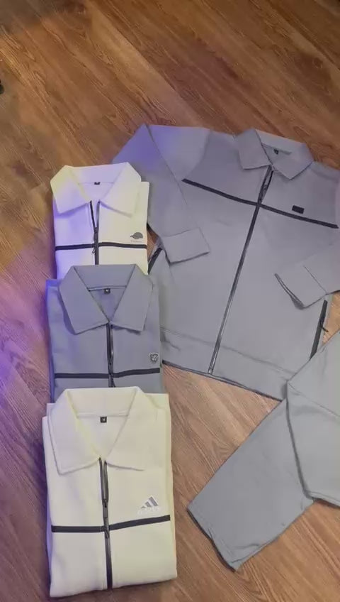 Winter Tracksuit – Zipper & Trouser Set | Fleece Fabric | Warm & Stylish